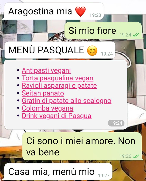 Il menu pasquale