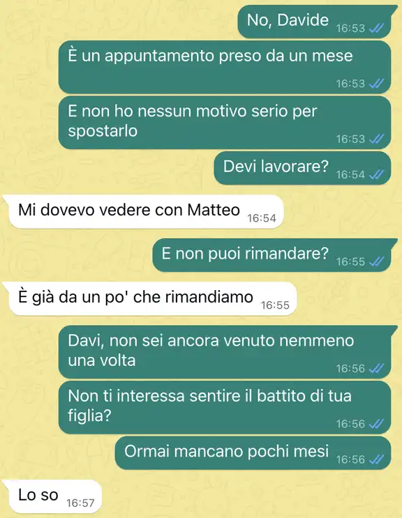 Un futuro padre assente