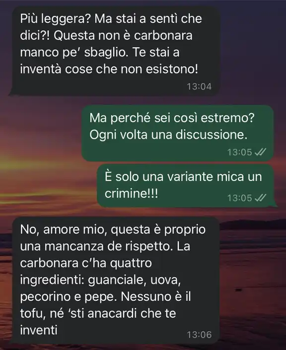 La carbonara vegana