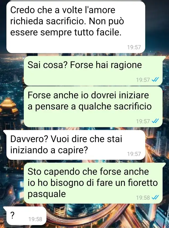 La rinuncia pasquale