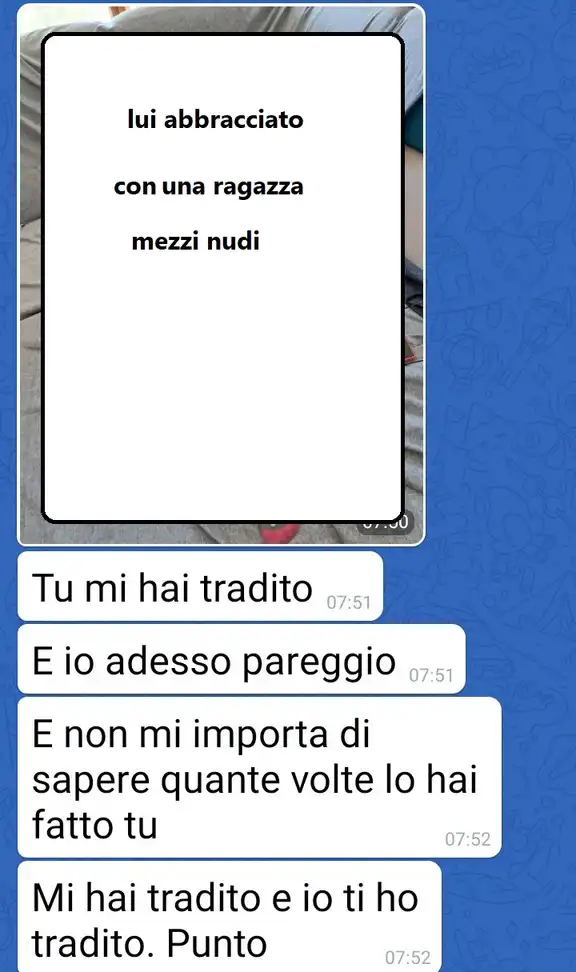 Il tradimento immaginario