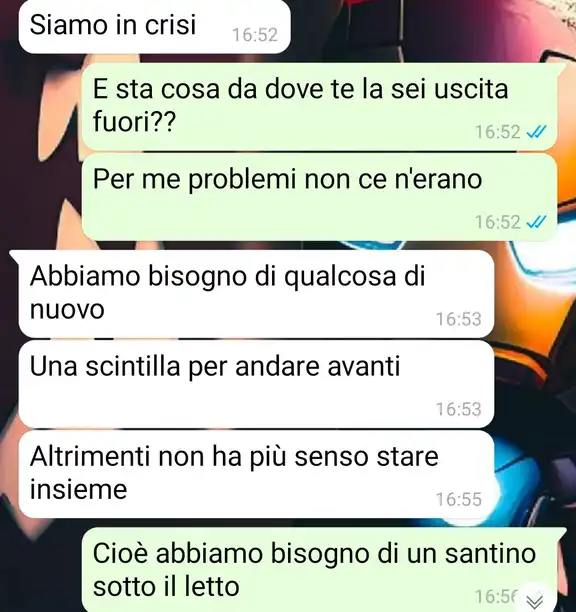 Un santino per svoltare