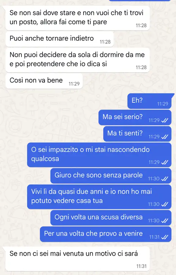 La 'ex' coinquilina