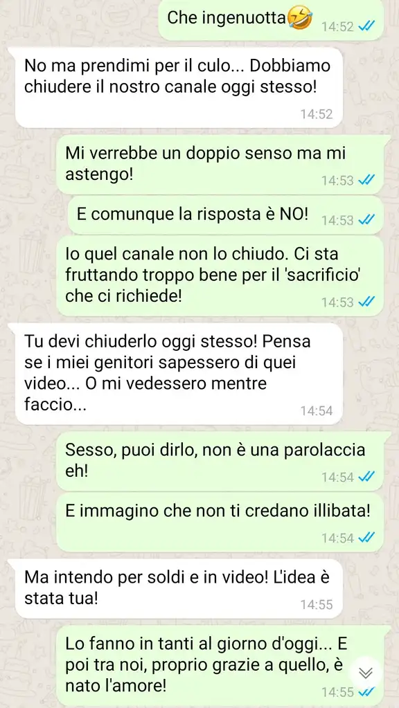 Il tradimento su only fans