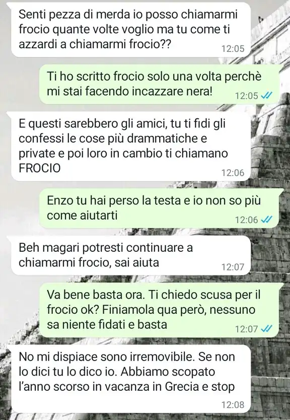 il costume sbagliato