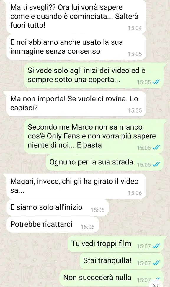 Il tradimento su only fans