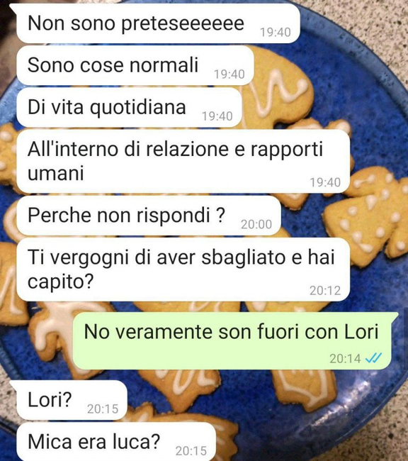 Una frequentazione soffocante