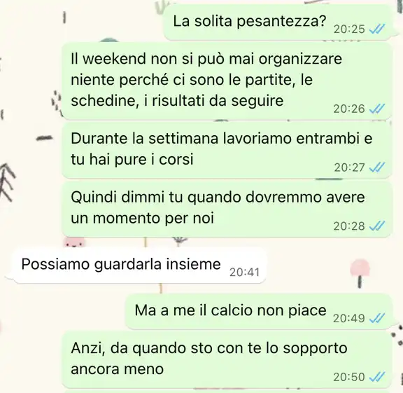 L'anniversario o la partita
