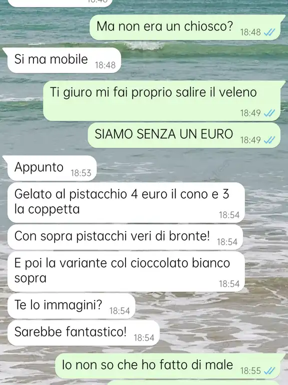 Svoltare col gelato al pistacchio