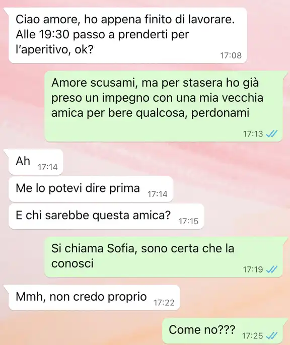 Una ragazza familiare
