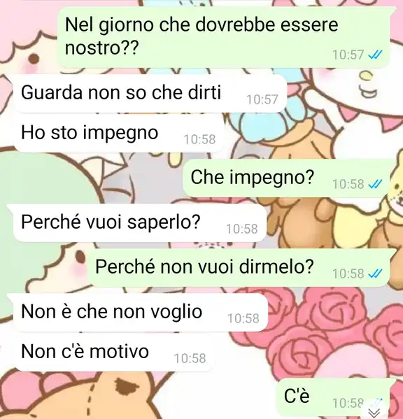 Un tradimento ammesso