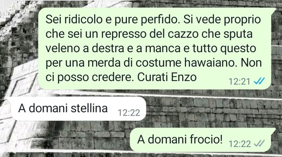 il costume sbagliato