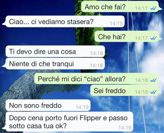 Forse non volevo prendere una pausa