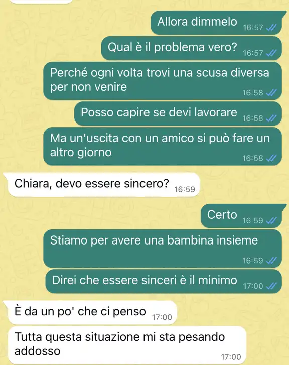 Un futuro padre assente