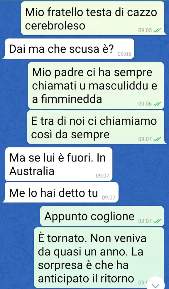 Il tradimento immaginario