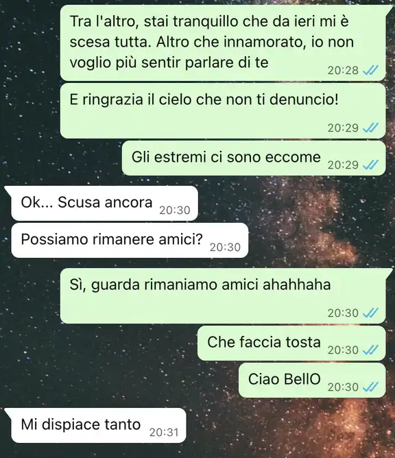 Una sorpresa non gradita