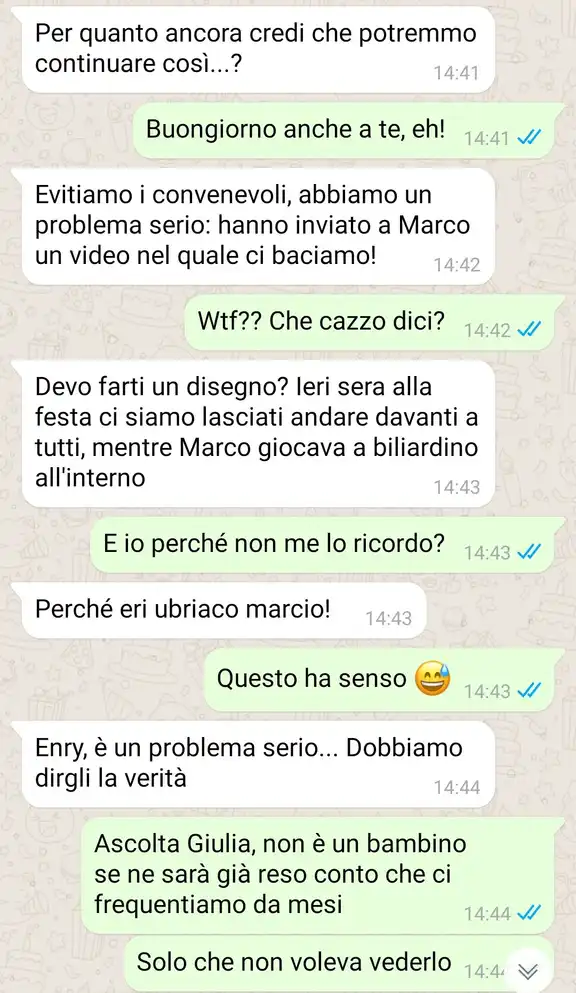 Il tradimento su only fans