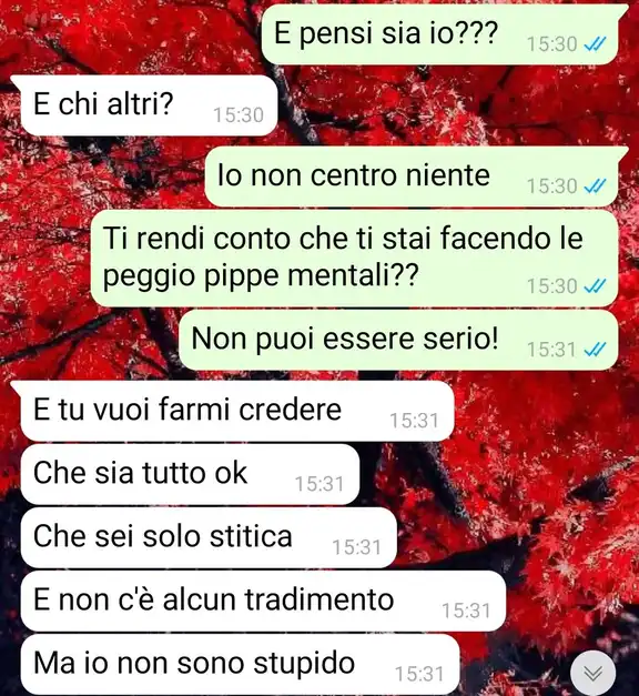 Le pasticche del tradimento